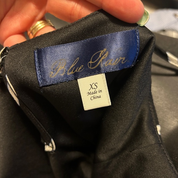 Blue Rain faux wrap romper- looks like a dress - Picture 6 of 7